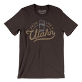 Drink Like a Utahn Men/Unisex T-Shirt-Allegiant Goods Co. Vintage Sports Apparel