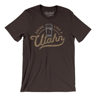 Drink Like a Utahn Men/Unisex T-Shirt-Allegiant Goods Co. Vintage Sports Apparel