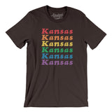 Kansas Pride Men/Unisex T-Shirt-Allegiant Goods Co. Vintage Sports Apparel