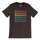 Delaware Pride Men/Unisex T-Shirt-Allegiant Goods Co. Vintage Sports Apparel