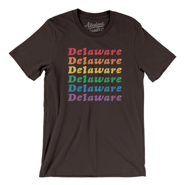 Delaware Pride Men/Unisex T-Shirt-Allegiant Goods Co. Vintage Sports Apparel