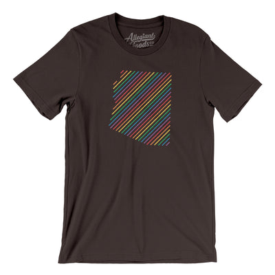 Arizona Pride State Men/Unisex T-Shirt-Brown-Allegiant Goods Co. Vintage Sports Apparel