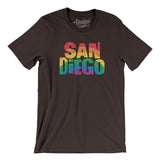 San Diego California Pride Men/Unisex T-Shirt-Allegiant Goods Co. Vintage Sports Apparel