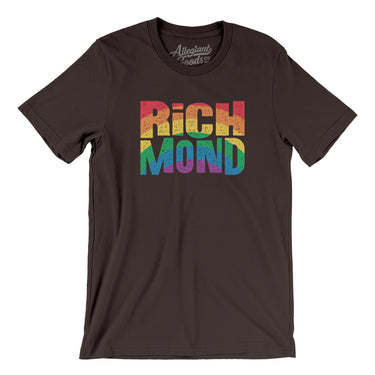 Richmond Virginia Pride Men/Unisex T-Shirt-Allegiant Goods Co. Vintage Sports Apparel
