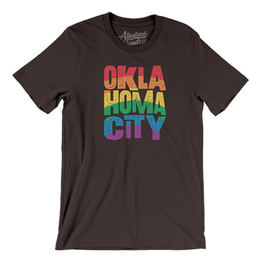 Oklahoma City Oklahoma Pride Men/Unisex T-Shirt-Allegiant Goods Co. Vintage Sports Apparel