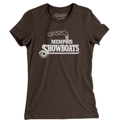 Memphis Showboats Football Women's T-Shirt-Allegiant Goods Co. Vintage Sports Apparel