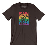 San Francisco California Pride Men/Unisex T-Shirt-Allegiant Goods Co. Vintage Sports Apparel