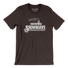 Memphis Showboats Football Men/Unisex T-Shirt-Chocolate/Brown-Allegiant Goods Co. Vintage Sports Apparel