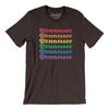 Tennessee Pride Men/Unisex T-Shirt-Chocolate/Brown-Allegiant Goods Co. Vintage Sports Apparel