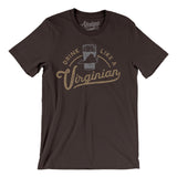 Drink Like a Virginian Men/Unisex T-Shirt-Allegiant Goods Co. Vintage Sports Apparel