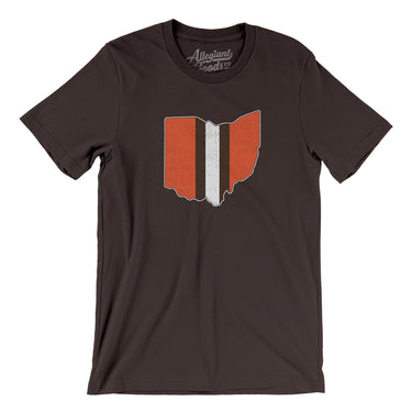Ohio Helmet Stripes Men/Unisex T-Shirt-Allegiant Goods Co. Vintage Sports Apparel