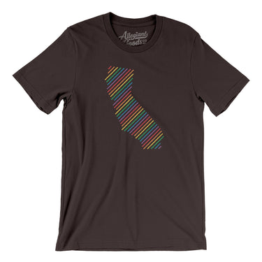 California Pride State Men/Unisex T-Shirt-Allegiant Goods Co. Vintage Sports Apparel