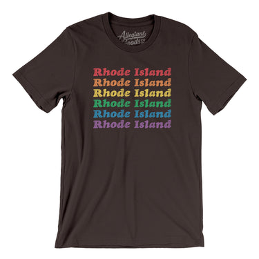 Rhode Island Pride Men/Unisex T-Shirt-Allegiant Goods Co. Vintage Sports Apparel