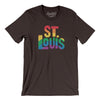 St. Louis Missouri Pride Men/Unisex T-Shirt-Brown-Allegiant Goods Co. Vintage Sports Apparel