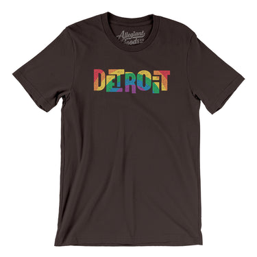 Detroit Michigan Pride Men/Unisex T-Shirt-Allegiant Goods Co. Vintage Sports Apparel