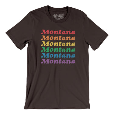 Montana Pride Men/Unisex T-Shirt-Allegiant Goods Co. Vintage Sports Apparel