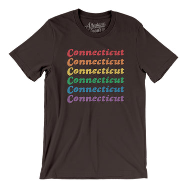Connecticut Pride Men/Unisex T-Shirt-Allegiant Goods Co. Vintage Sports Apparel