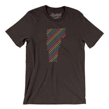 Vermont Pride State Men/Unisex T-Shirt-Allegiant Goods Co. Vintage Sports Apparel