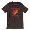 Philadelphia Firebirds Hockey Men/Unisex T-Shirt-Chocolate/Brown-Allegiant Goods Co. Vintage Sports Apparel