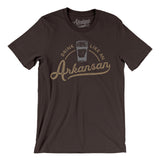 Drink Like an Arkansan Men/Unisex T-Shirt-Allegiant Goods Co. Vintage Sports Apparel