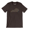 Kentucky Pride State Men/Unisex T-Shirt-Brown-Allegiant Goods Co. Vintage Sports Apparel