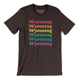Wyoming Pride Men/Unisex T-Shirt-Allegiant Goods Co. Vintage Sports Apparel