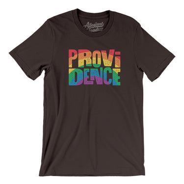 Providence Rhode Island Pride Men/Unisex T-Shirt-Allegiant Goods Co. Vintage Sports Apparel