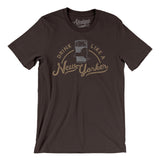Drink Like a New Yorker Men/Unisex T-Shirt-Allegiant Goods Co. Vintage Sports Apparel