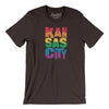 Kansas City Pride Men/Unisex T-Shirt-Brown-Allegiant Goods Co. Vintage Sports Apparel