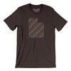 Utah Pride State Men/Unisex T-Shirt-Brown-Allegiant Goods Co. Vintage Sports Apparel