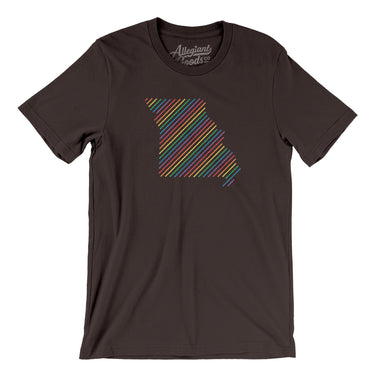 Missouri Pride State Men/Unisex T-Shirt-Allegiant Goods Co. Vintage Sports Apparel