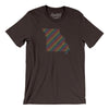 Missouri Pride State Men/Unisex T-Shirt-Brown-Allegiant Goods Co. Vintage Sports Apparel