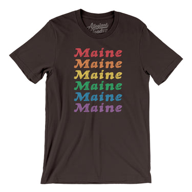 Maine Pride Men/Unisex T-Shirt-Allegiant Goods Co. Vintage Sports Apparel