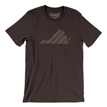 Virginia Pride State Men/Unisex T-Shirt-Allegiant Goods Co. Vintage Sports Apparel