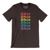 Ohio Pride Men/Unisex T-Shirt-Chocolate/Brown-Allegiant Goods Co. Vintage Sports Apparel