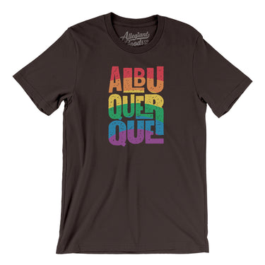 Albuquerque New Mexico Pride Men/Unisex T-Shirt-Allegiant Goods Co. Vintage Sports Apparel