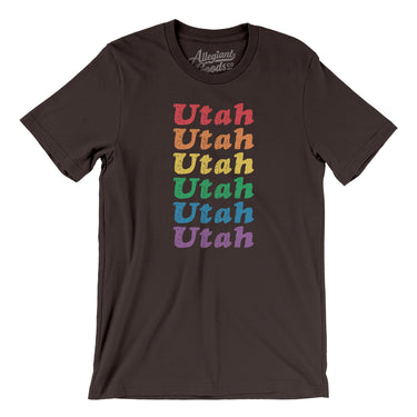 Utah Pride Men/Unisex T-Shirt-Allegiant Goods Co. Vintage Sports Apparel