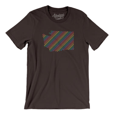 Washington Pride State Men/Unisex T-Shirt-Allegiant Goods Co. Vintage Sports Apparel