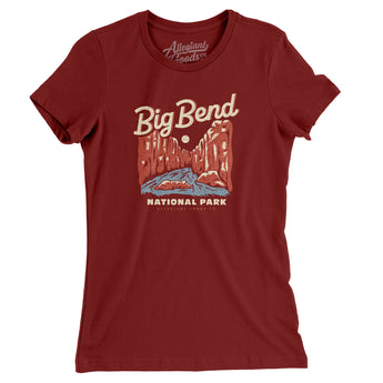 Big Bend National Park Women's T-Shirt-Allegiant Goods Co. Vintage Sports Apparel