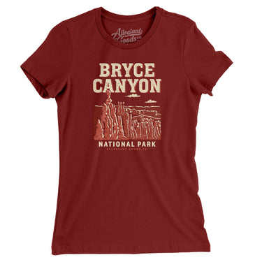 Bryce Canyon National Park Women's T-Shirt-Allegiant Goods Co. Vintage Sports Apparel