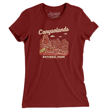 Canyonlands National Park Women's T-Shirt-Allegiant Goods Co. Vintage Sports Apparel