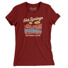Hot Springs National Park Women's T-Shirt-Maroon-Allegiant Goods Co. Vintage Sports Apparel