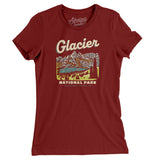 Glacier National Park Women's T-Shirt-Allegiant Goods Co. Vintage Sports Apparel