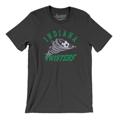 Indiana Twisters Soccer Men/Unisex T-Shirt-Dark Grey-Allegiant Goods Co. Vintage Sports Apparel