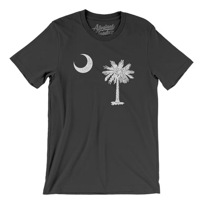 South Carolina State Flag Men/Unisex T-Shirt-Dark Grey-Allegiant Goods Co. Vintage Sports Apparel
