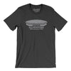 Detroit Silverdome Men/Unisex T-Shirt-Dark Grey-Allegiant Goods Co. Vintage Sports Apparel