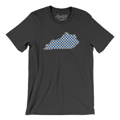 Kentucky Checkerboard Men/Unisex T-Shirt-Dark Grey-Allegiant Goods Co. Vintage Sports Apparel