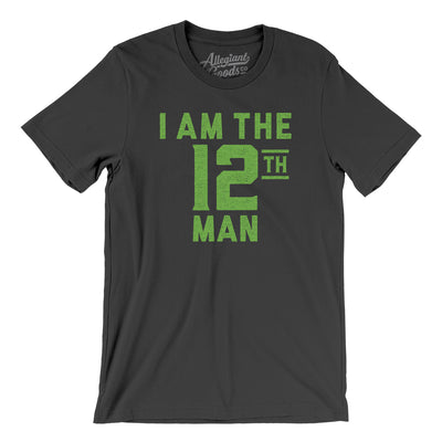 I Am The 12th Man Men/Unisex T-Shirt-Dark Grey-Allegiant Goods Co. Vintage Sports Apparel