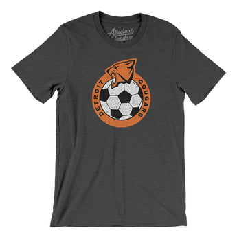 Detroit Cougars Soccer Men/Unisex T-Shirt-Allegiant Goods Co. Vintage Sports Apparel