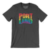 Portland Oregon Pride Men/Unisex T-Shirt-Dark Grey Heather-Allegiant Goods Co. Vintage Sports Apparel